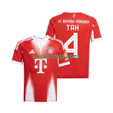 Billiga Fotbollströjor Bayern München Jonathan Tah 4 Hemma tröja 2025/26 Kortärmad